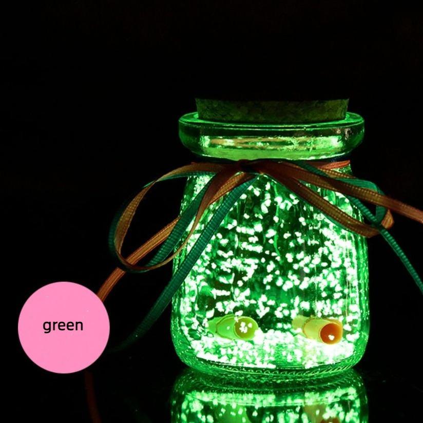 Star Origami Fluorescent Glass Bottle Night Glow Starry Sky Bottle Fluorescent Drift Bottle