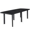 Outdoor Table In PVC - Anthracite - 216 X 90 X 72 Cm