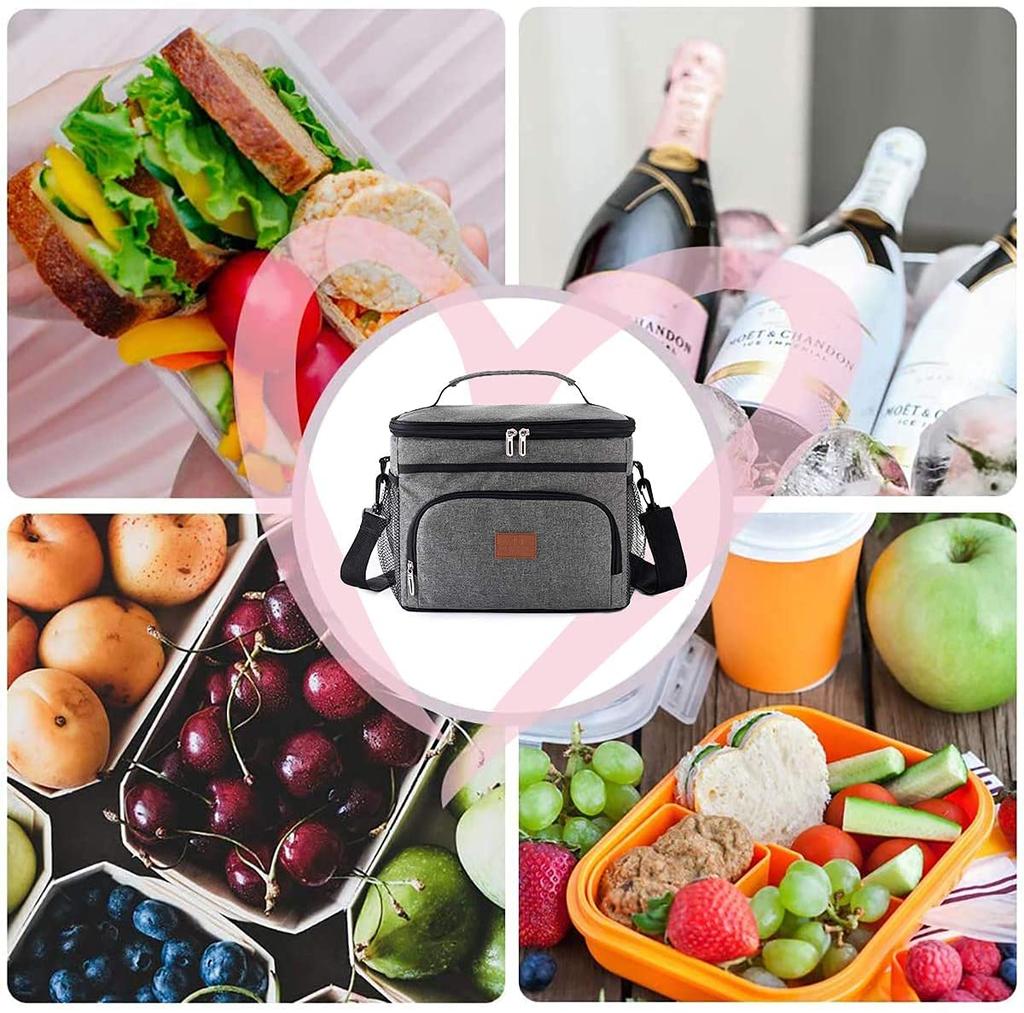 Сумка-холодильник KULUSUPA, Термоизолированная сумка, Ящик для льда, Ланч-бокс, Изолированный, Для поездок на работу или учебу, Ланч-бокс, Сумка для пикника, На открытом воздухе, Рыбалка,