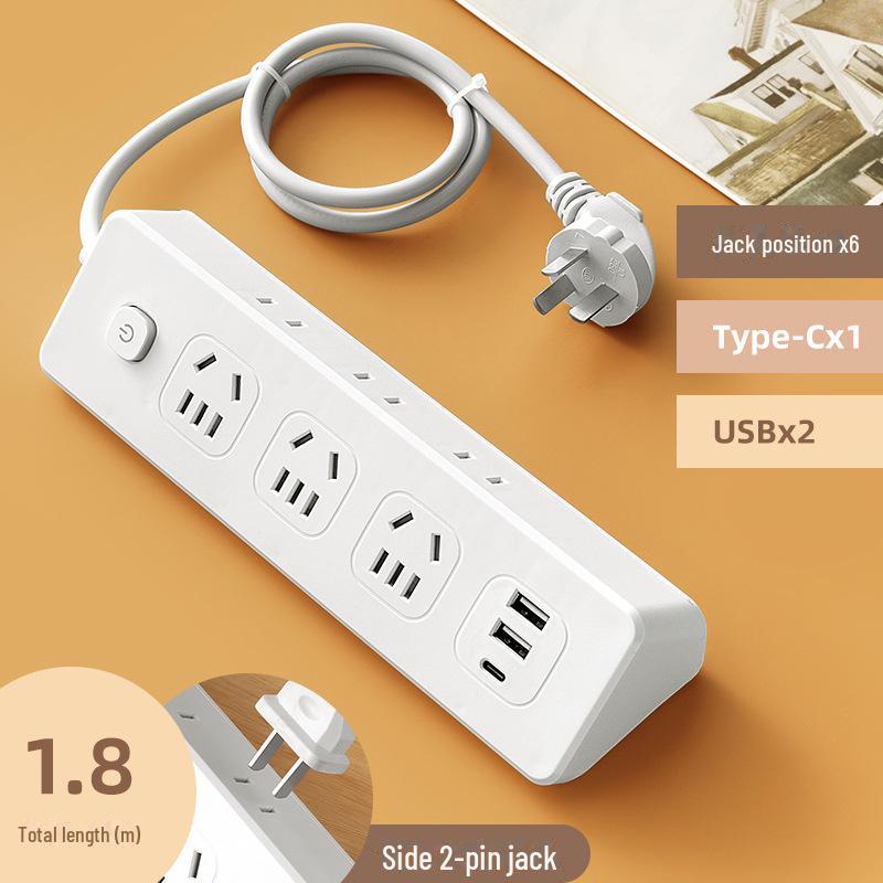 Умный многофункциональный USB-удлинитель и настольная розетка