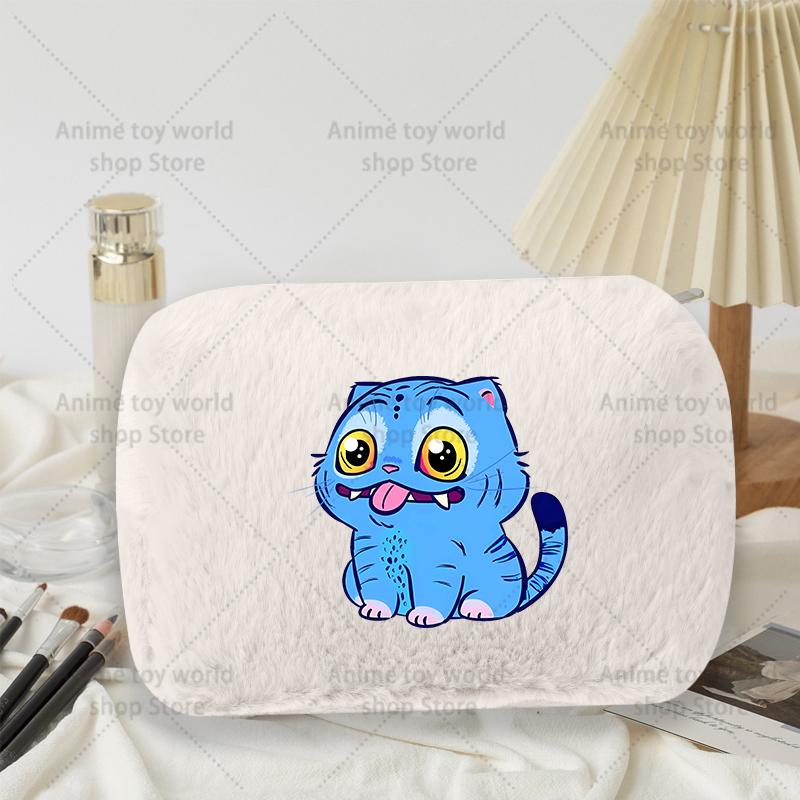 Kpop Demon Hunter Girls Women Plushes Cosmetic Bag New Makeup Bags Ladies Travel Organization Pouch Pink Pencil Case Gift