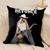 Подушка-чехол для дивана с изображением певца B-Beyonce в ковбойском стиле, мягкая плюшевая, двусторонняя печать | Уютный декор на все сезоны, подарок