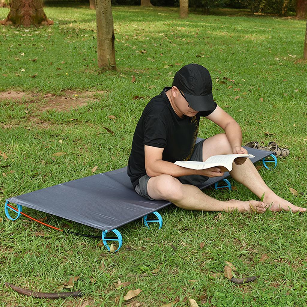 TOMSHOO Уличная переносная кемпинговая кровать из алюминиевого сплава, сверхлегкая палатка-кровать для походов
