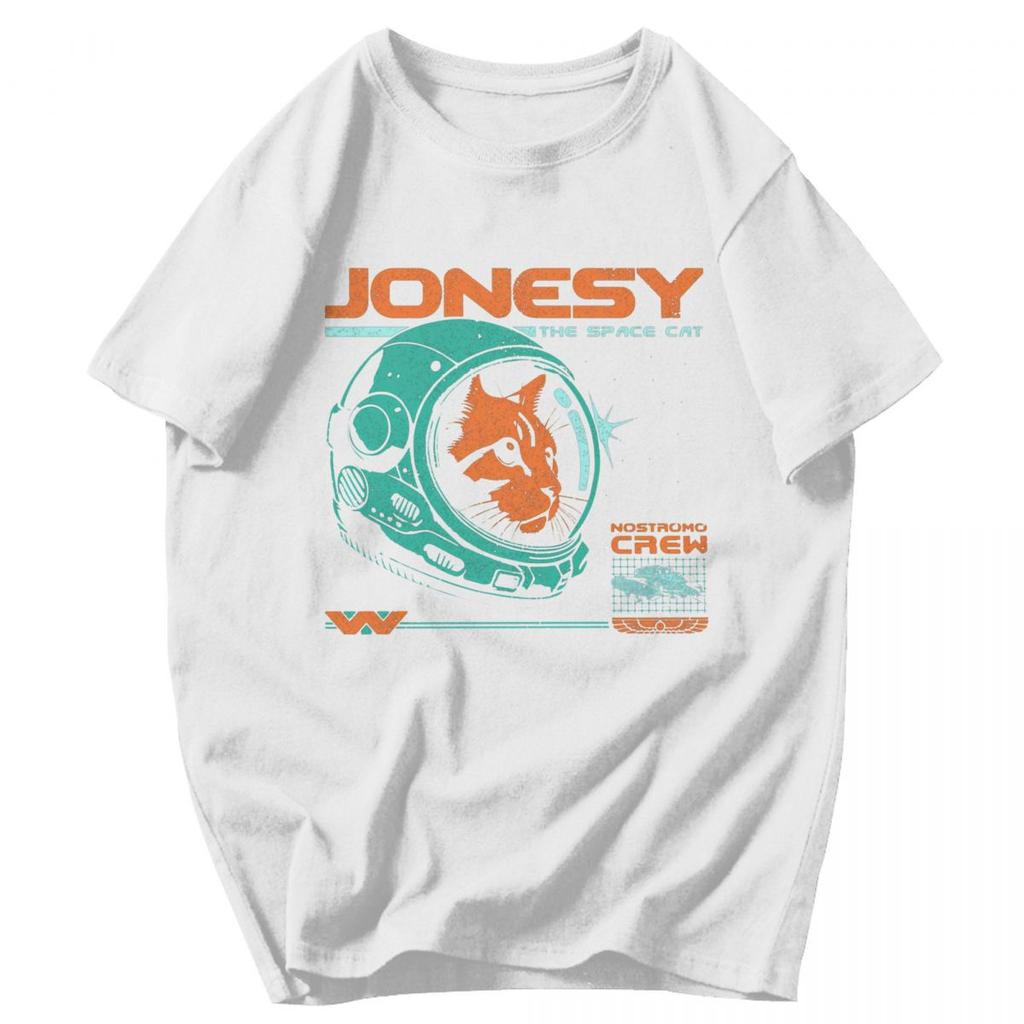 Мужская футболка Jonesy Выживание девяти жизней на борту «Ностромо» Отличная идея Графика Y2K Короткий рукав Унисекс Одежда Футболки
