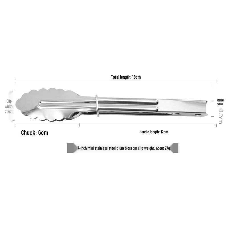 Stainless Steel Kitchen & Buffet Food Tongs