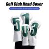 PU Leather Golf Club Protector 1 3 5 U Wood Headcover Protective Cover Golf Head Cover  Hybrid UT