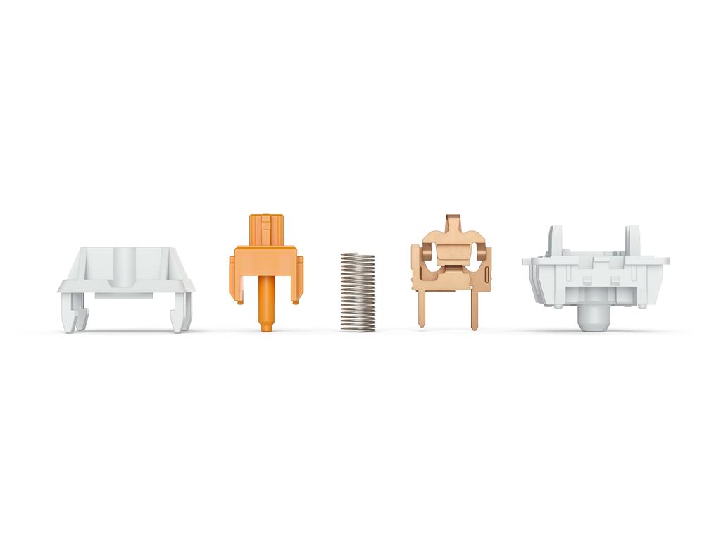 Glorious Panda Switch (Lubrication-Free Switch) - 36x Plate-Mounted 3-Pin Switches for Keyboards - Mechanical Keyboard Switches