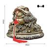 Rotating Golden Toad Wealth Figurine for Home or Office Decor