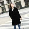 Autumn and Winter New Imitation Fur Imitation Mink Coat Women's Medium and Long Plush Coat Warm Thickened Coat