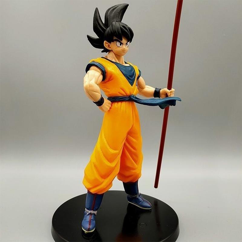 22cm Goku Action Figure Dragon Ball Son Goku Super Saiyan Anime Figure Model Gifts Collectible Figurines for Kids