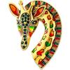Ladies Baroque Luxury Rhinestone Giraffe Design Brooch, Daily Banquet Holiday Party Dress Accessories, Must-have Gift for Girls