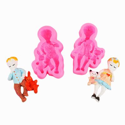 Мальчики Девочки Силиконовая форма для мороженого Форма для торта из зеленой фасоли Форма для конфет Шоколадный лед Французский десерт Украшения для торта