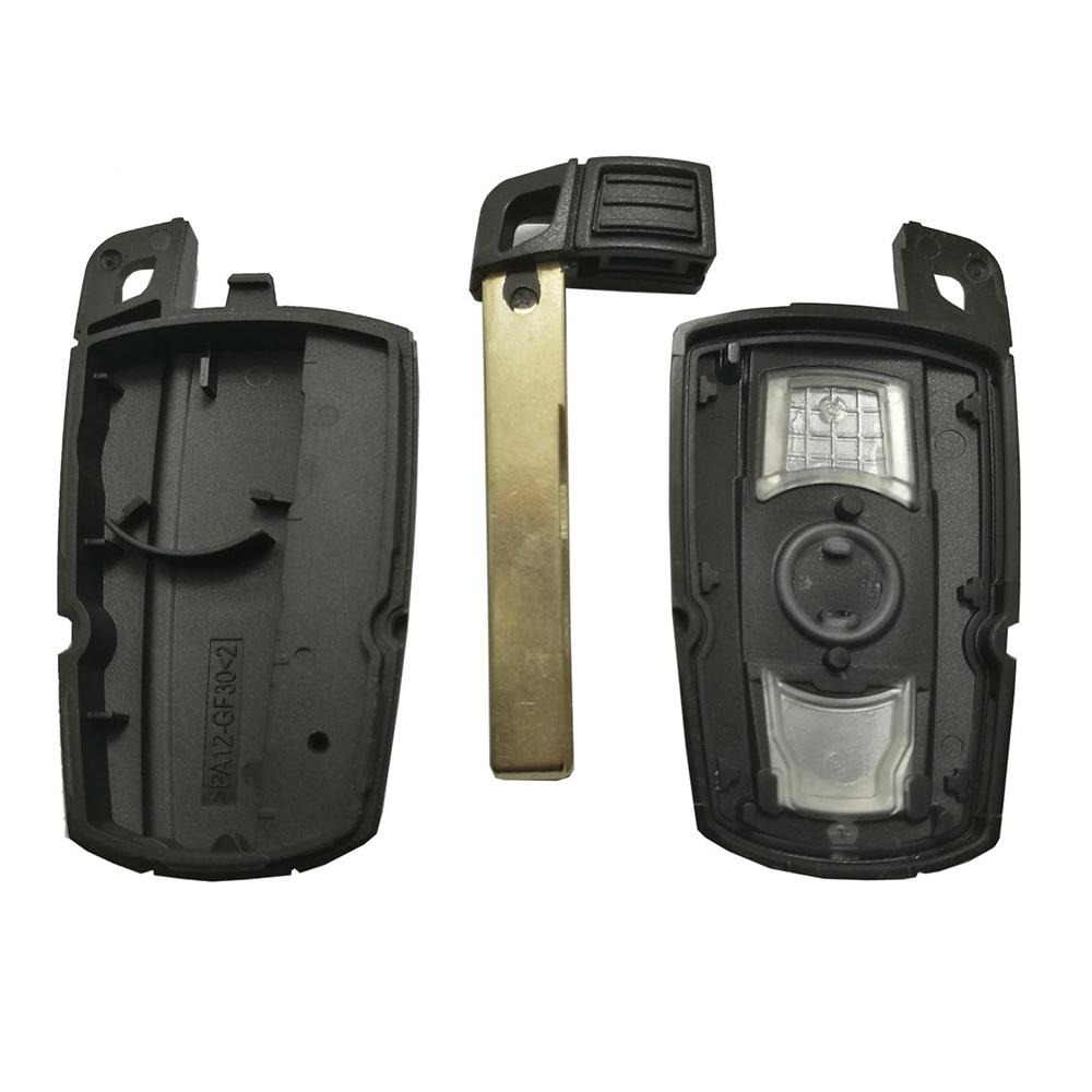 3 Keys Replacement Key Fob Case for BMW 1 3 5 Series 325i 328i 335i E90 E92 E93 X1 X3 X5 Z4 Keyless Entry Remote Key Fob Case