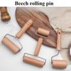1 шт. Кухонные инструменты для приготовления выпечки, помадки, печенья и теста, Деревянная скалка, Ручная скалка