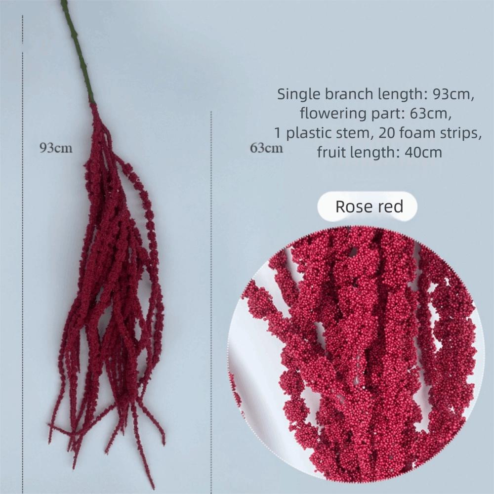 Multicolor Artificial Hanging Plant Ornament Hanging Amaranthus Flowers  Gift