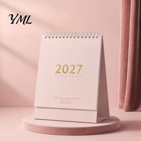 Настольный годовой планировщик 2026-2027, Календарь на 14 месяцев, Октябрь 2026 - Декабрь 2027, Большой подарок для коллег, Настольное планирование, Организация в семье,