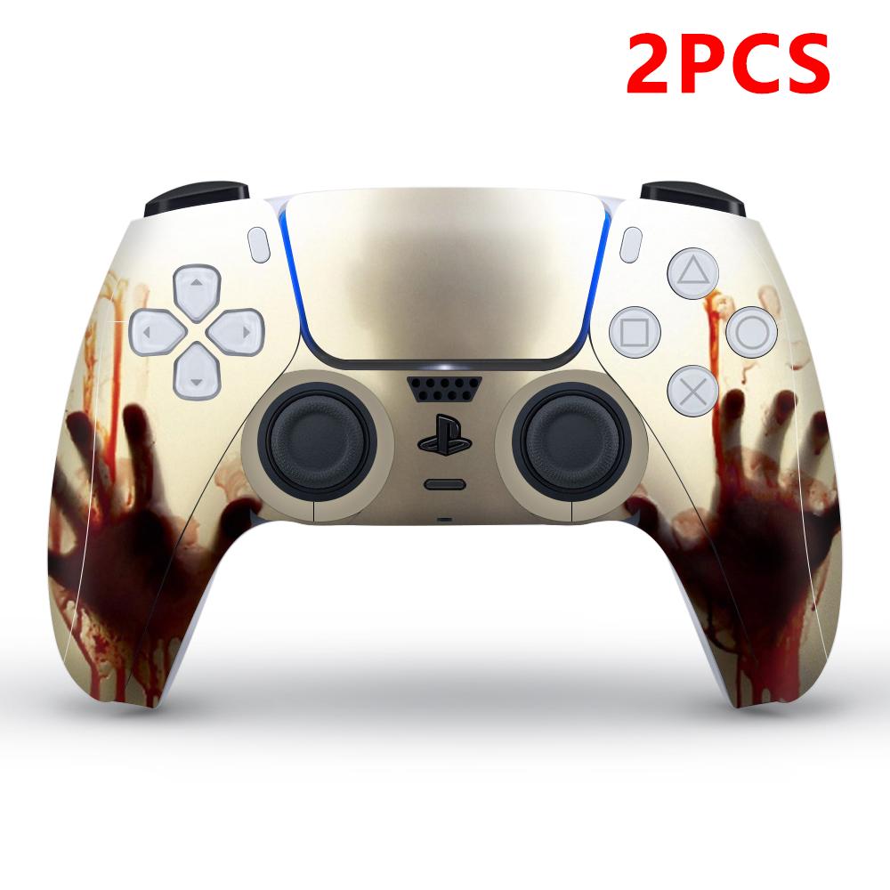 2 шт. Наклейка на кожу Виниловая наклейка Для геймпада PS5 Для консоли PS5/Pro/Slim Защитный чехол Для аксессуаров PS5