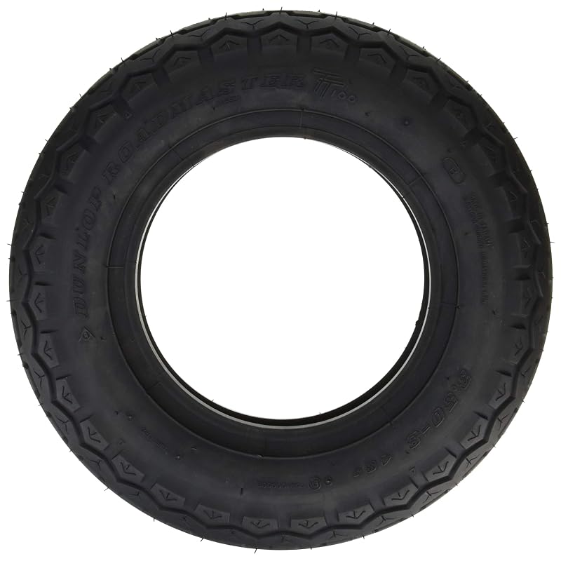 Мотоциклетная шина DUNLOP TT100, для переднего и заднего колеса, 3.50-8 (4ПР) 46J, Тип: Лампа (WT), 256289, для двухколесных мотоциклов