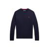 Polo Ribbed Knit Crew Neck Long Sleeve T-Shirt Kids Tops CWPOSWEY6820620-410