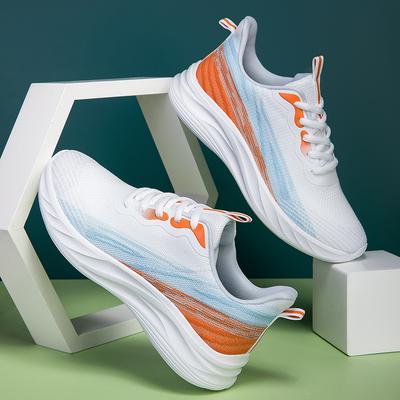 Модная летняя женская обувь на платформе, повседневная, легкая, сетчатый верх, мягкая подошва, спортивная тренировочная обувь, толстая подошва, уличная обувь для бега, большой размер