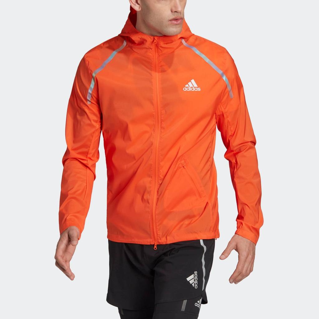 Adidas Jackets Men's Orange Hooded Moderate Other HL6508