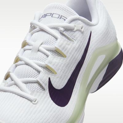 Nike Кроссовки Court Air Zoom Vapor 12 HC Белый Вольт Темный Изюм
