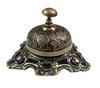 Solid Hotel Counter Bell, Officer Call Bell Ornate Brass Hotel Counter Bell Desk Bell Service Bell for Hotels