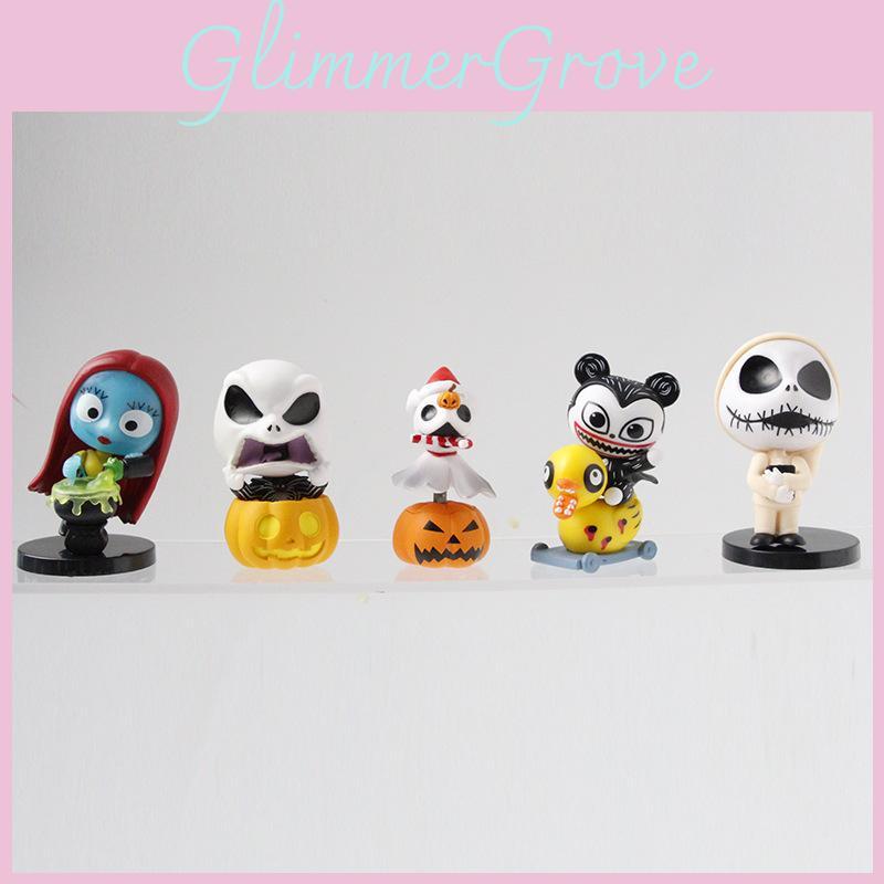 Кошмар перед Рождеством Модель персонажа Джек Скеллингтон с подставкой Коллекционное издание для праздничного декора