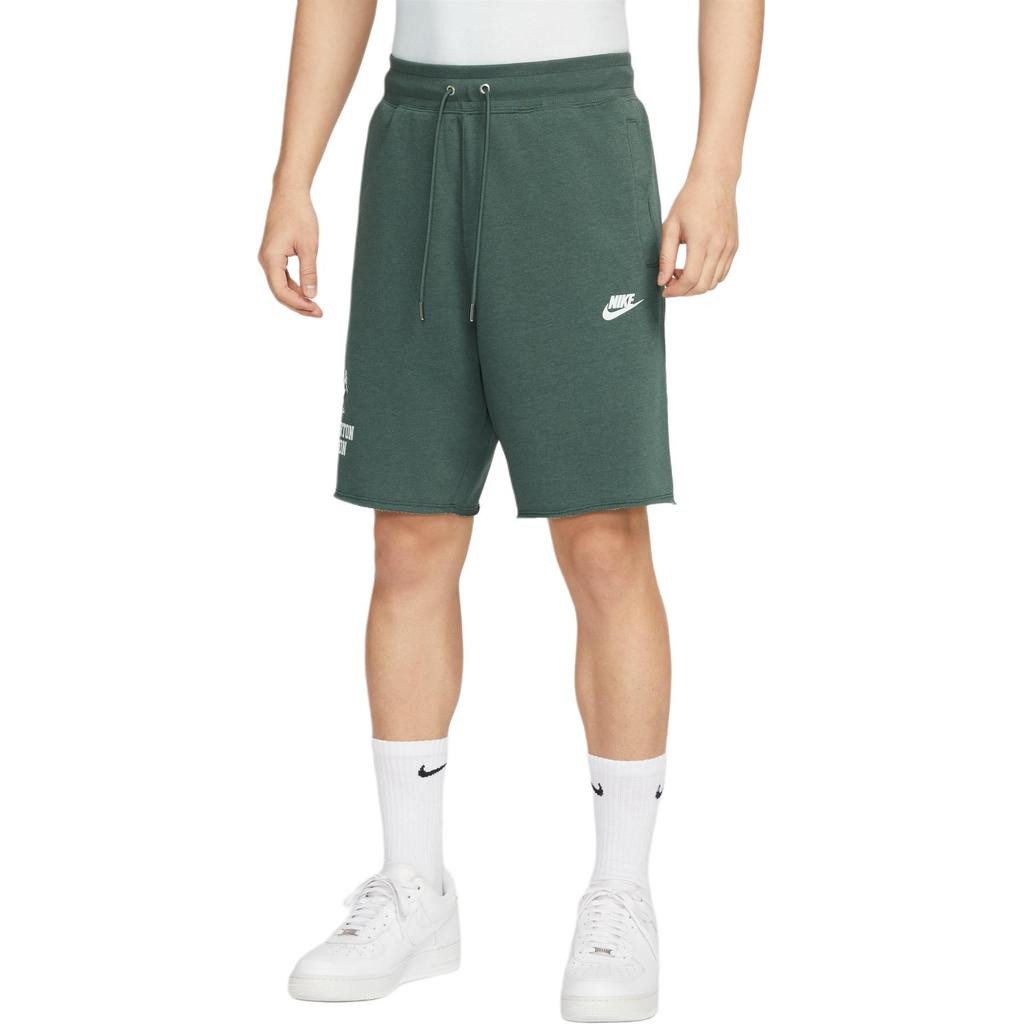 Nike Повседневные шорты для выпускников Мужские Винтажные Зеленые IH0820-338
