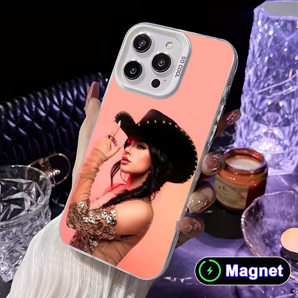 Fashion Becky G White Translucent MagSafe Mobile Phone Case for iPhone 17 16 15 14 13 12 11 X XR XS Air Pro Max Plus Cover