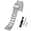 ZHUOLEI Replacement Stainless Steel Watch Strap for Swatch 19mm and 21mm Watches 3 Spring Removal and (Includes Bars, Tool, Box)