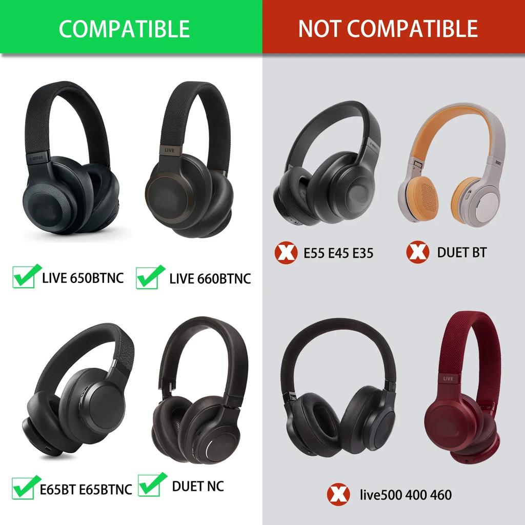 Эргономичные сменные амбушюры для наушников JBL с улучшенным шумоподавлением