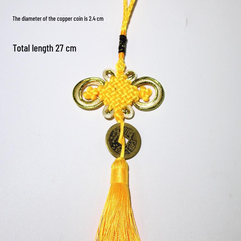 Emperors' Coins Pendant: Five or Six Copper Coin Gourd Pendants, Ideal As Gifts