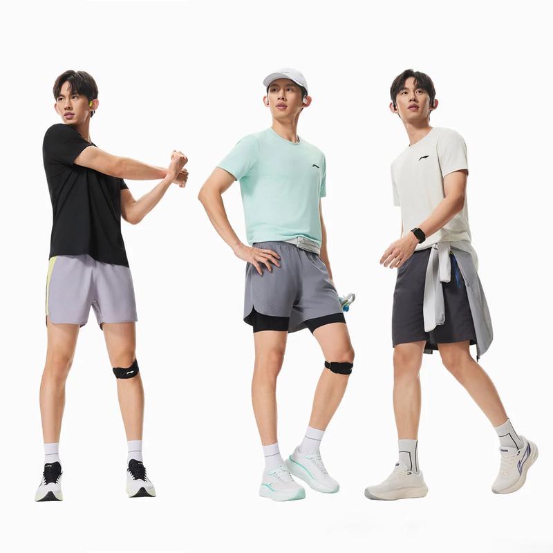 Li-Ning Мужская футболка с коротким рукавом ATSW505