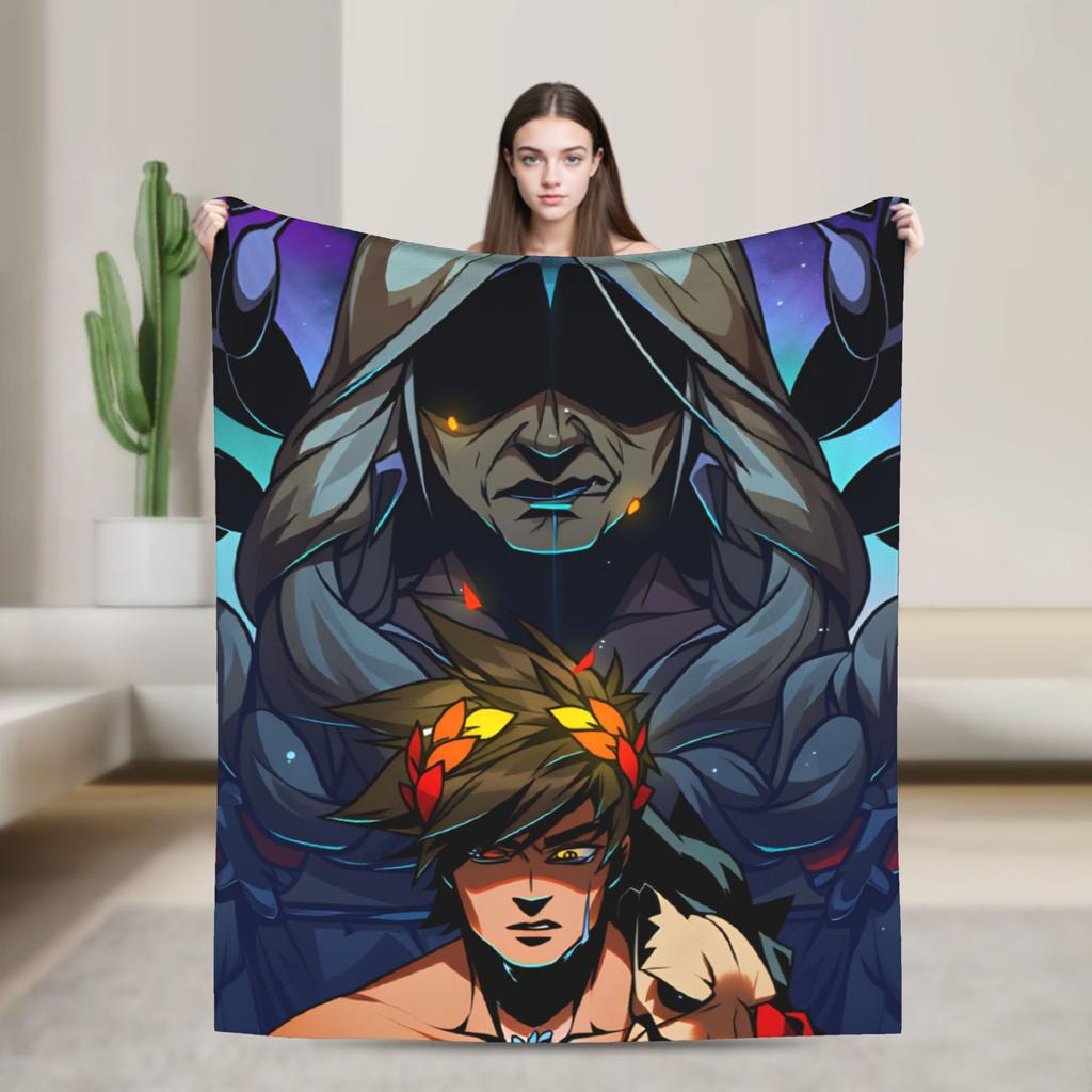 Hades Zagreus Soft Warm Blanket  Travel Office Plush Throw Blanket Funny Living Room Flannel Bedspread Sofa Bed Cover