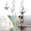 Bowknot/Heart/Star Pendant Pendant Keychain Stylish Keyring for Women Girls Bag Charm Elegant Purse Backpack Accessory