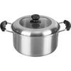 Wahei Freiz Two-handed Pot 24cm Stainless Steel Gas/IH Compatible Thick Bottom with Lid Lowther RB-2318