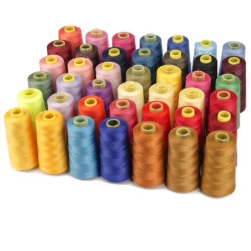 10/30 шт. катушки разных цветов, 100% полиэстер, швейные нитки для квилтинга, универсальные нитки «сделай сам»