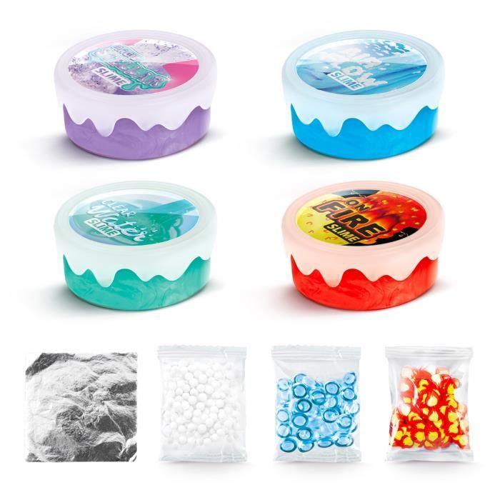 Canal Toys - SO SLIME DIY - Xtra Sensation Multipack- Avec 4 slimes à sensations et décorations - SSC 308