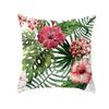 Tropical Pillow Cover Polyester Printed Leaf Cushion Case Sofa Home Decor xcm Bedroom Living Room Throw Pillowcase Gift