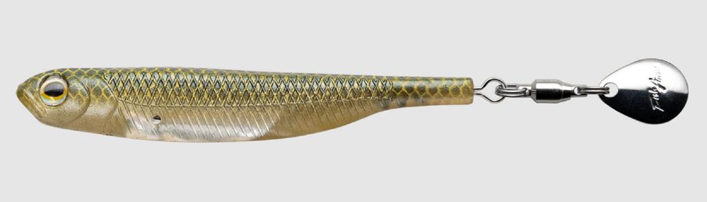 Fish Arrow Soft Lure Flash J Spin SW 3 Inch 3 Piece Per Pack 105 (9014)