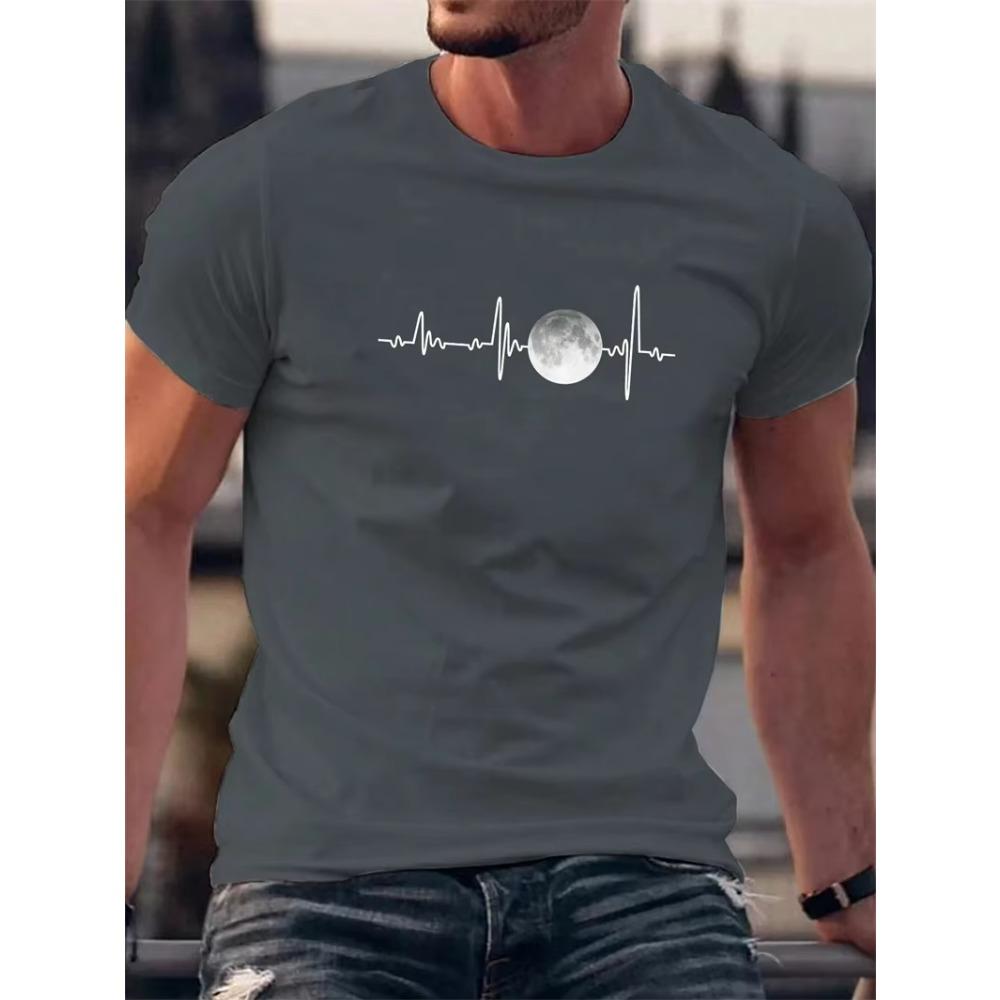 Простые графические футболки для мужчин Одежда Мода Лето Короткий рукав 3D-принты Футболки Повседневная уличная одежда Футболки оверсайз