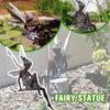 Статуя Феи Скульптура Сад Ландшафтный Дизайн Двора Искусство Статуя Из Смолы На Открытом Воздухе Сидящая Скульптура Ангела Турек V2B7