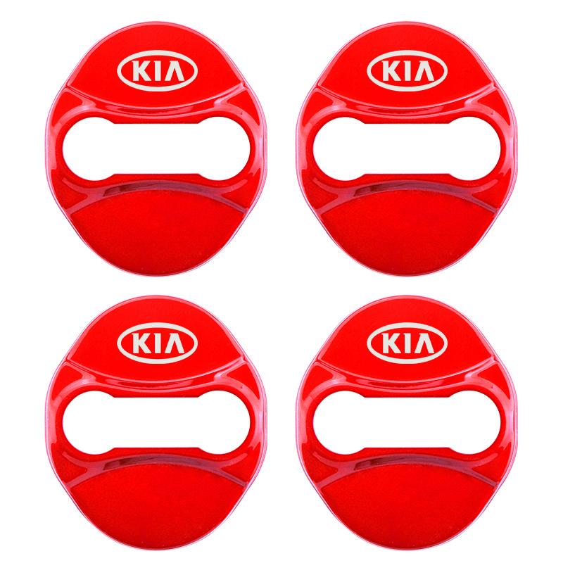 4 шт. 3 типа Для Kia Rio Ceed Sportage Cerato Soul Наклейка на крышку замка двери автомобиля Металлический значок Наклейка Автомобильный стайлинг дверей