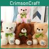 Cute Posture Sitting Teddy Bear Plush Toy Butterfly Festival Ribbon Gift Child