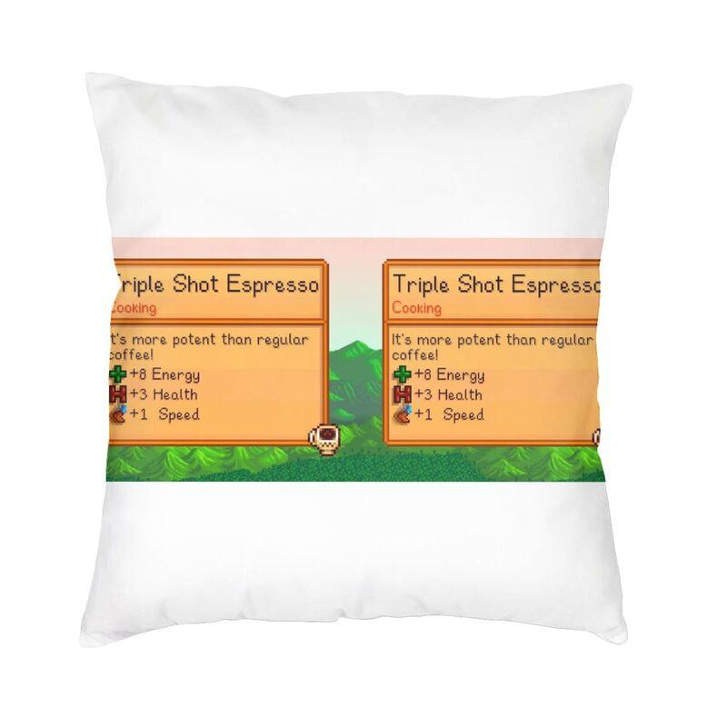Stardew Valley Видеоигрок Молочный Чехол на Подушку Диван Домашний Декор Квадратный Декоративный Чехол на Подушку 45x45см