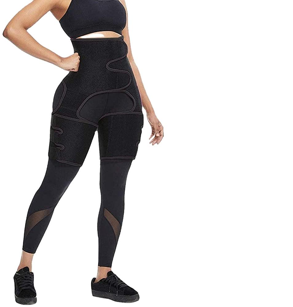 Professional Fitness Training 3-In-1 High Waist Tummy Belt Women Thigh Butt Lifter for Women Weight Loss Equipment