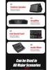 Rechargeable Dual Wireless Microphone Set for Stage, Home, KTV, Outdoor Events, and Conferences