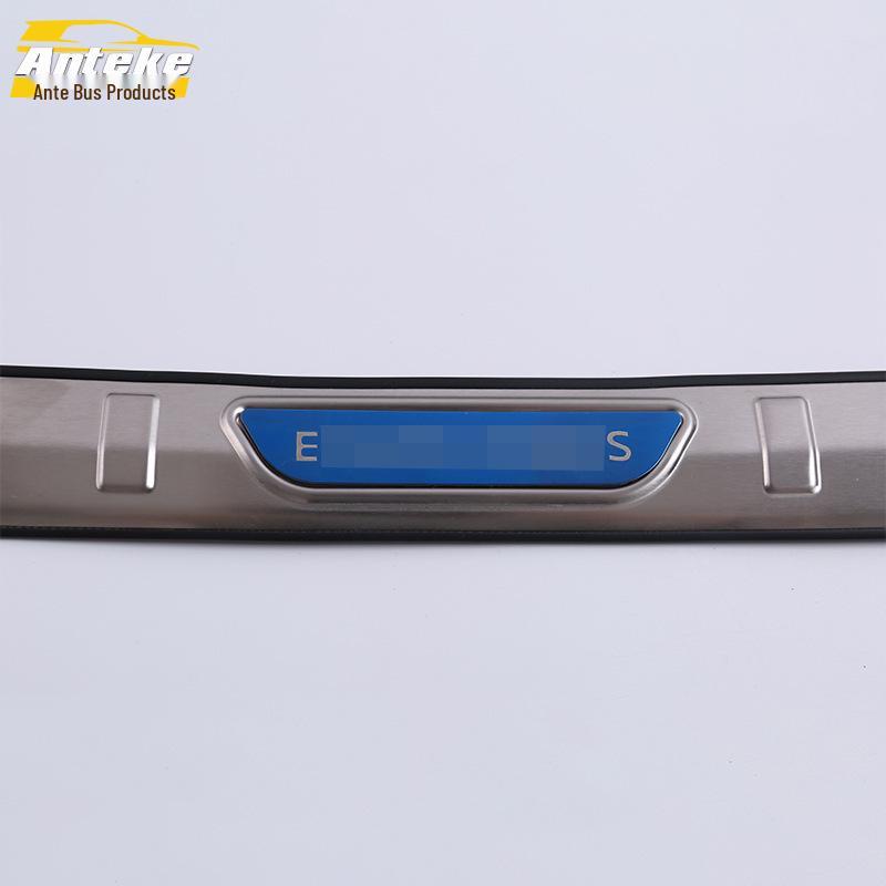Stainless Steel Rear Guard Plate for 2019 Yige - Trunk Tailgate Protection Pedal & Decorative Car Sticker