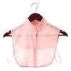Women Men Cotton Lace Lapel Blouse Top Shirt Fake Collar False Tie Clothes Accessories